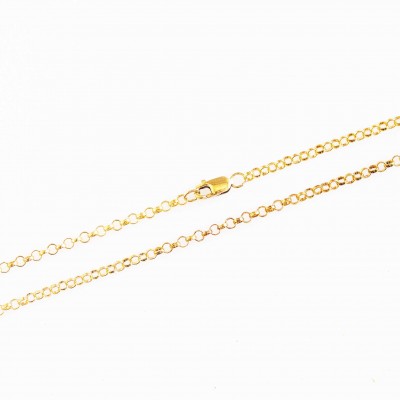 1.8mm Cable Necklace - Gold Filled - 18 inch (46cm) 